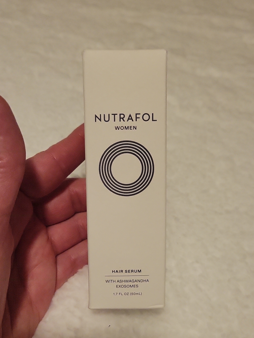 New Unopened Box Nutrafol Women Hair Serum – White